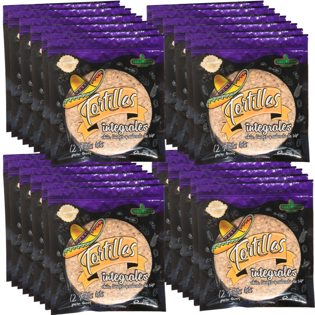 Tortillas Integrales Chía Linaza Salvado