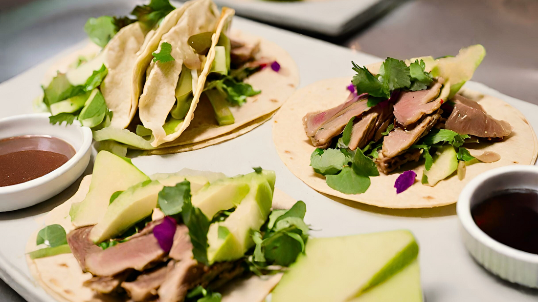 Tacos Gourmet de Pato con Tortillas Migapan