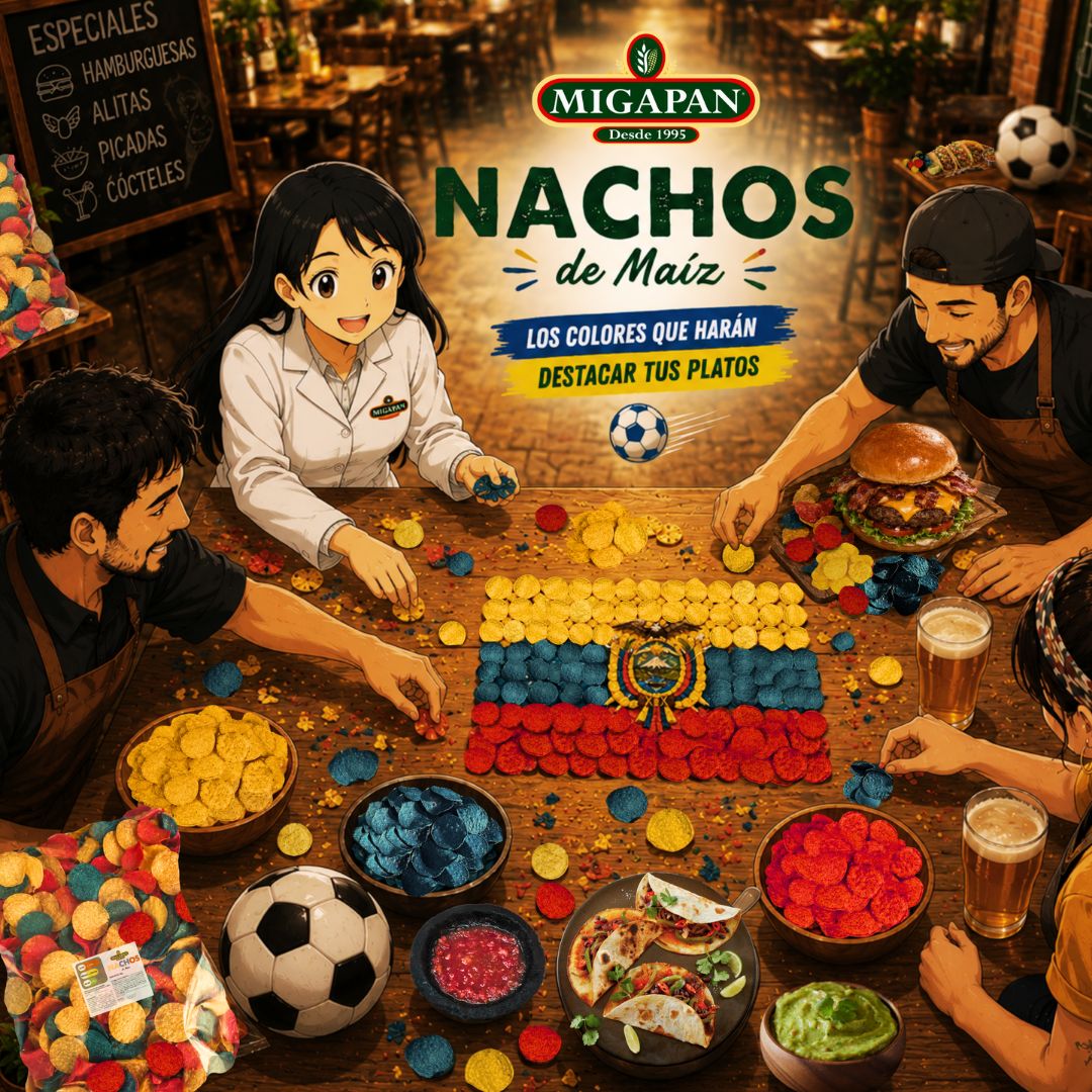 NACHOS TRICOLOR 1KG - CAJA 6 PAQUETES 1KG
